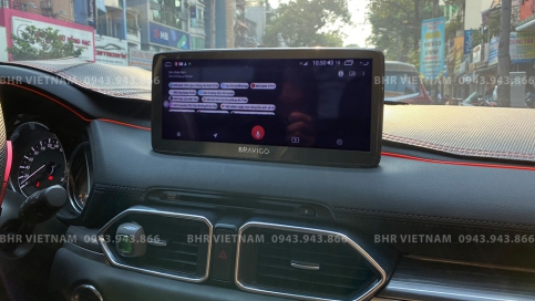 Màn hình DVD Android xe Mazda CX5 2017 - nay | Màn Bravigo nguyên khối